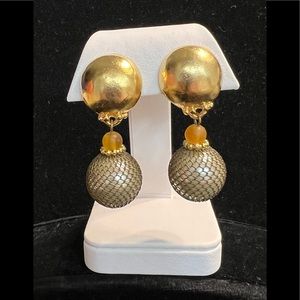 Amy Jo New York Ball Dangle Earrings
